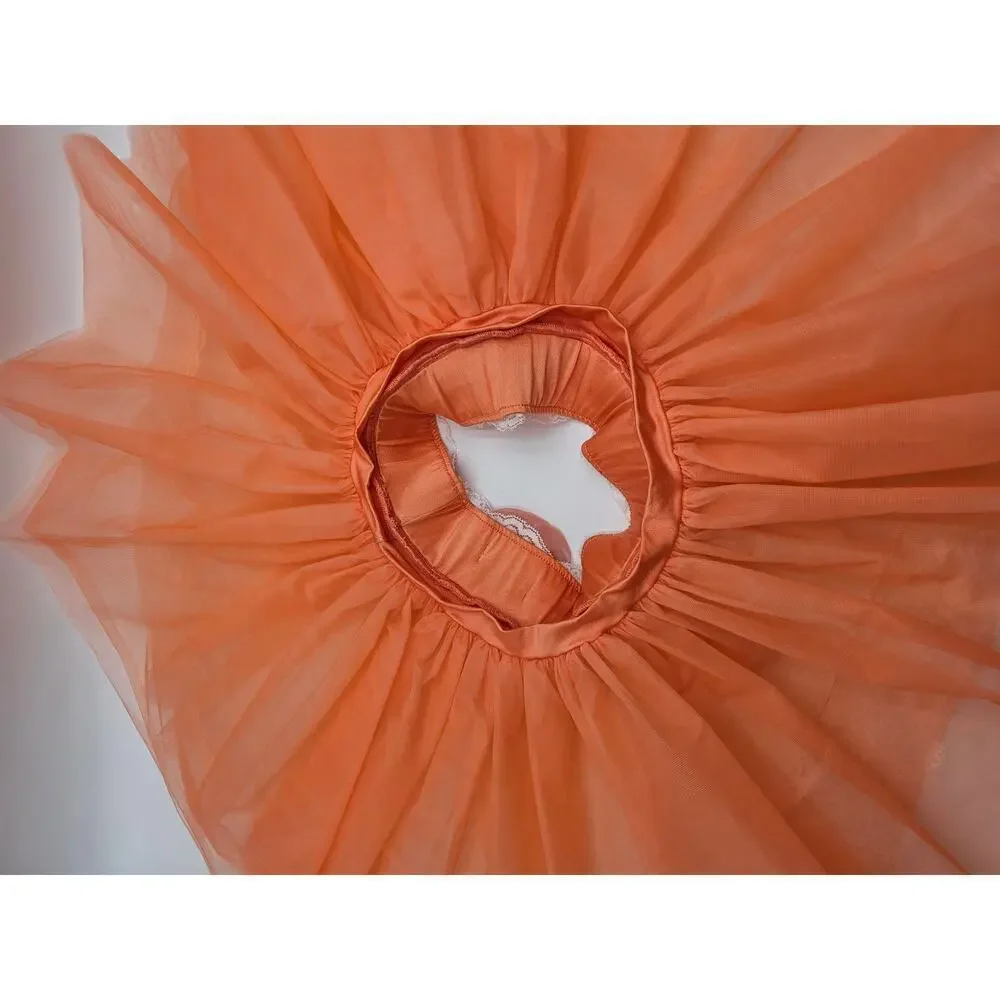 Weissman Dancewear Girls Coral Flower and Lace Tutu/Fairy Dress Up Skirt